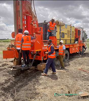 Completed Borehole Installation